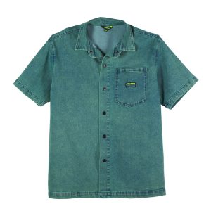 Rec Center Sport Denim Short Sleeve Shirt